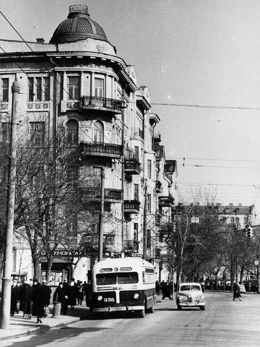 1957г. Ул. Большая Житомирская в районе Львовской (Сенной) площади